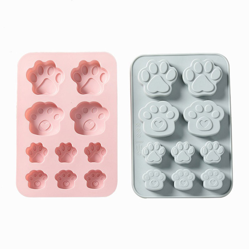 발바닥 실리콘 몰드 10구, 블루 + 핑크, 1세트 9,000원