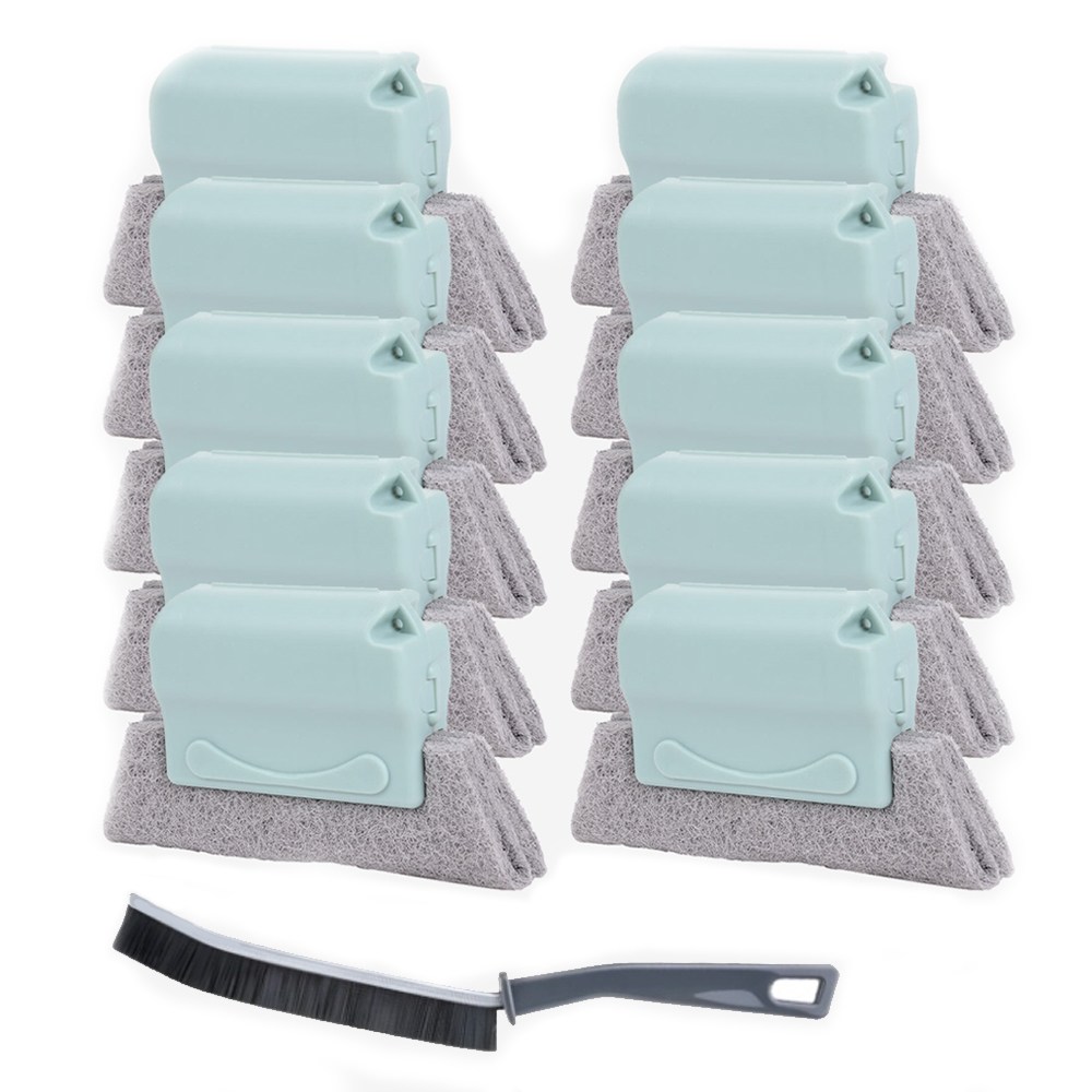 딜메이트 주방 틈새솔 창틀 브러쉬 청소도구 10p+긴 솔 1p, JDBLUE2, 10개 19,900원