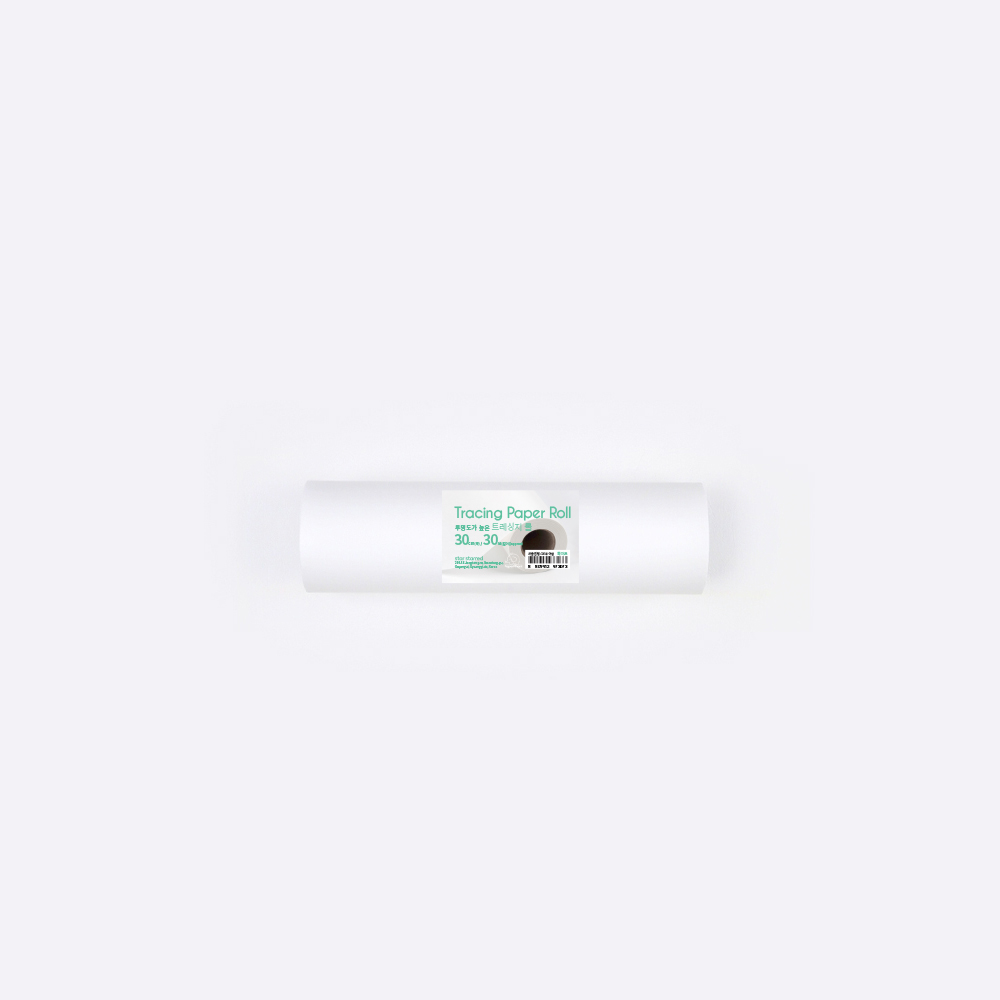 PaperPhant 투명도가 높은 트레싱지 롤 (Tracing paper Roll) 14,000원