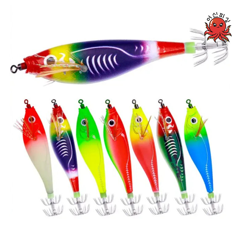 어신피싱 문어가 잘잡히는 형광에기 낱개판매 두족류 낚시 3,400원