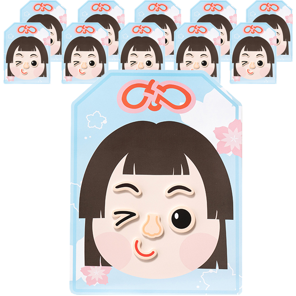 민화샵 후쿠와라이 놀이 만들기 세트 UDPOM0370, 혼합색상, 10세트 33,100원