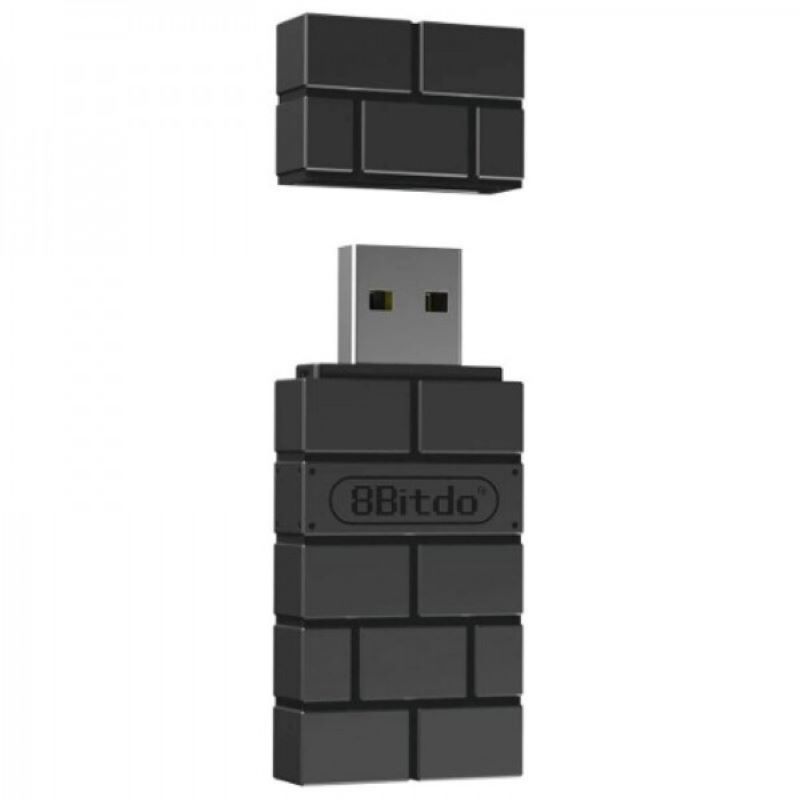 [국내정발] 닌텐도 스위치 / 스위치2 8Bitdo 8비토 블루투스 리시버 어뎁터 2세대 블랙 21,400원
