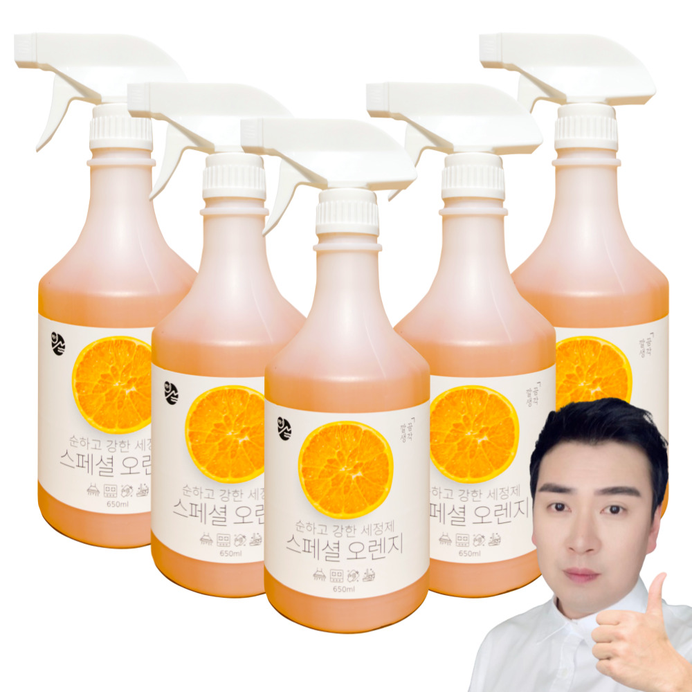 강하고 순한 피비원 스페셜오렌지 골드 스프레이 650ml 기름때제거 다목적세정제, 5개, 650ml 11,980원