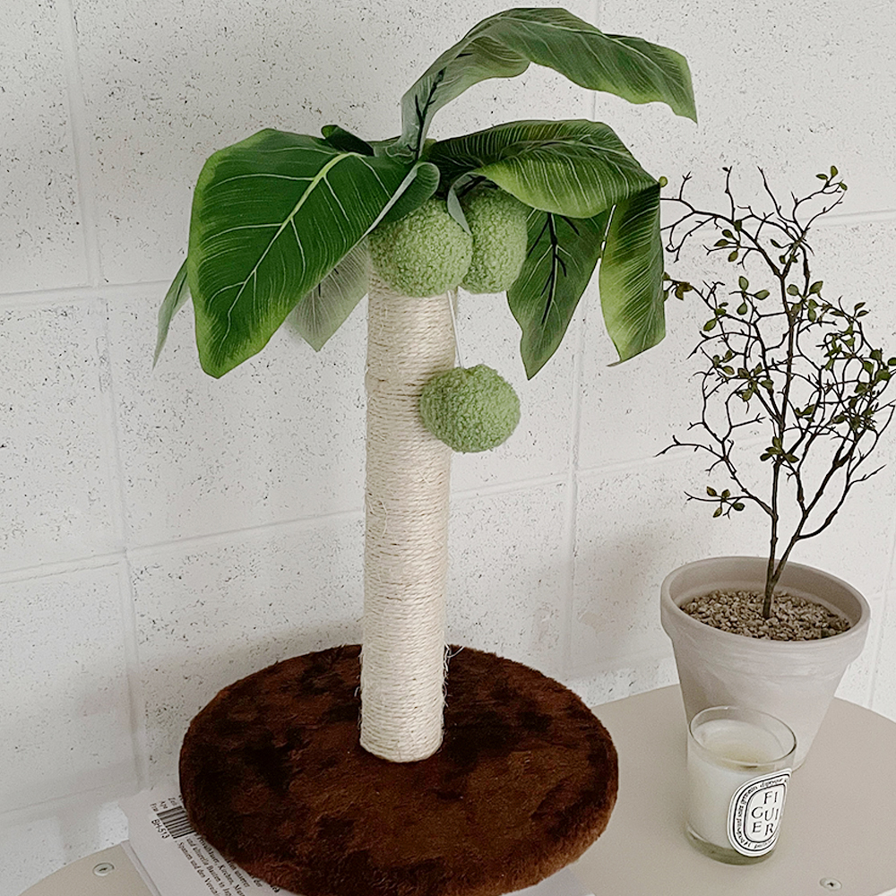 김멍냥 고양이 야자수 수직 스크래쳐 9,380원