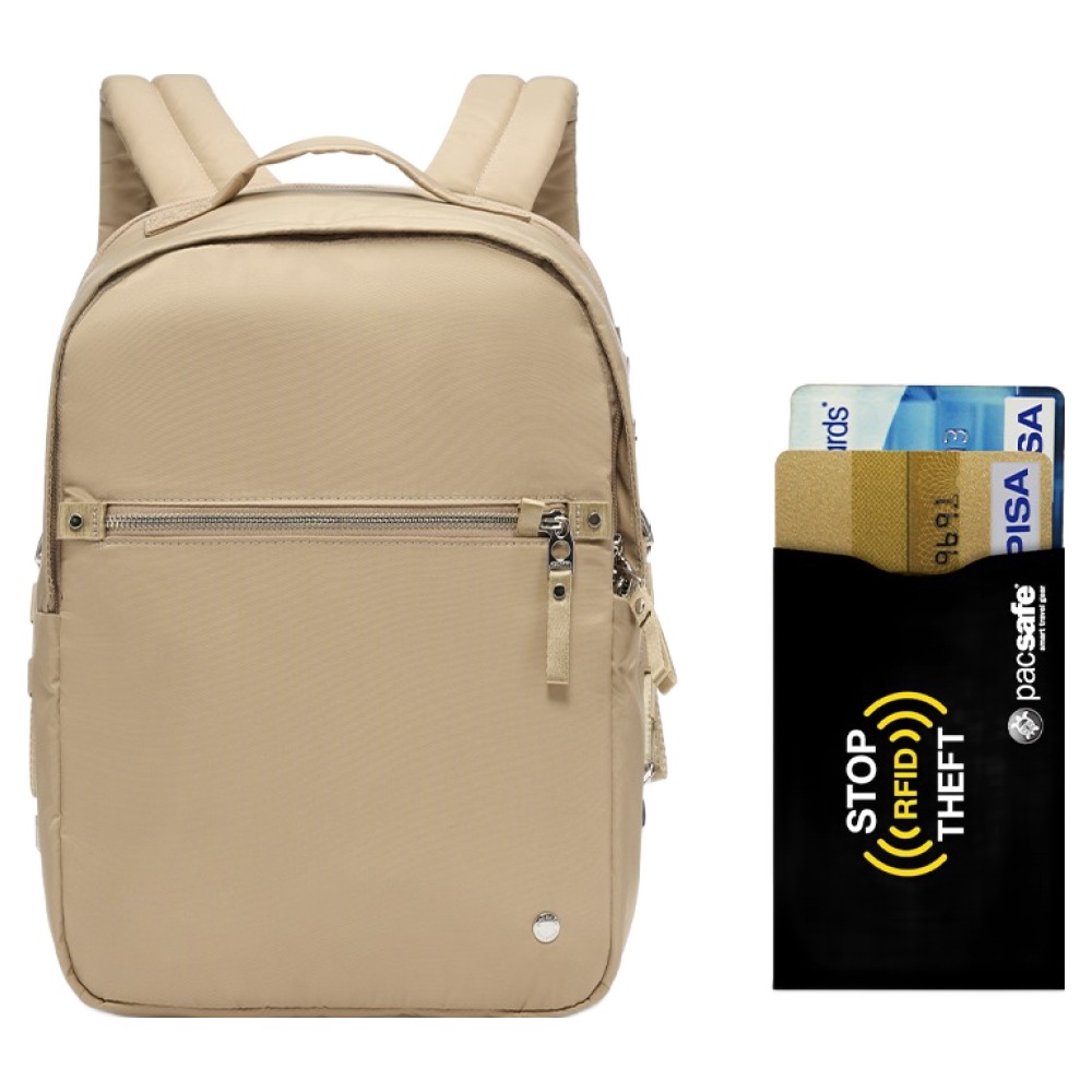 팩세이프 여성용 W 백팩 + RFID차단 카드슬리브 2p 세트 257,140원