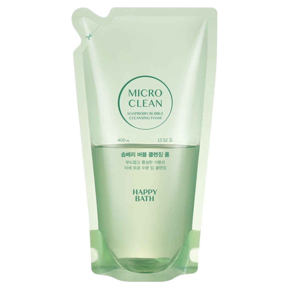 해피바스 마이크로 클린 솝베리 버블 클렌징폼 리필 7,900원