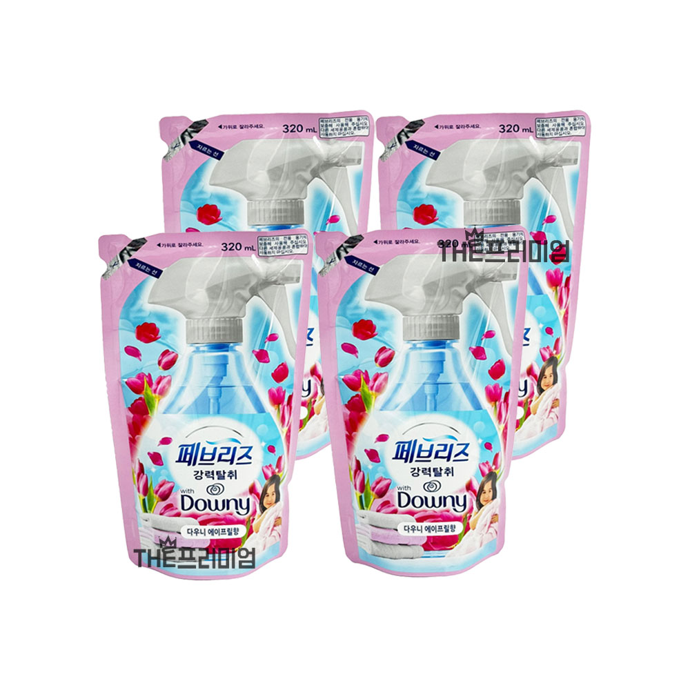 최신리뉴얼 페브리즈 섬유탈취제 다우니향 리필 320mlx4개, 4개, 320ml 25,470원