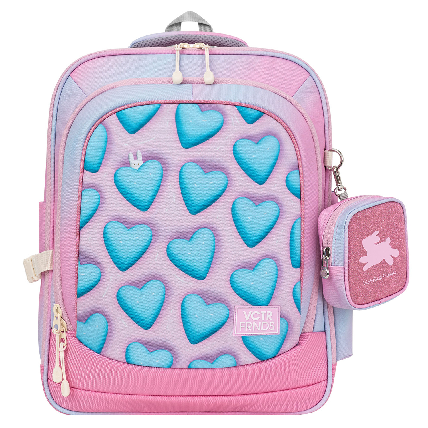 빅토리아앤프렌즈 아동용 경량 얼쓰글리터 책가방+파우치 119,000원