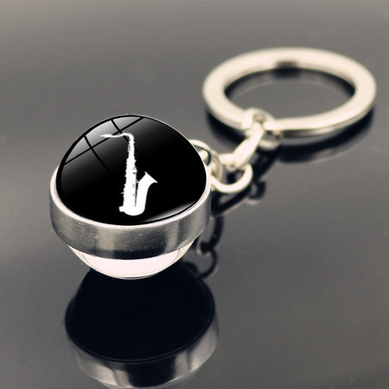 악기 미니어쳐 열쇠고리 키링 키홀더 동호회 학원 답례품, 색소폰, 1개 3,900원