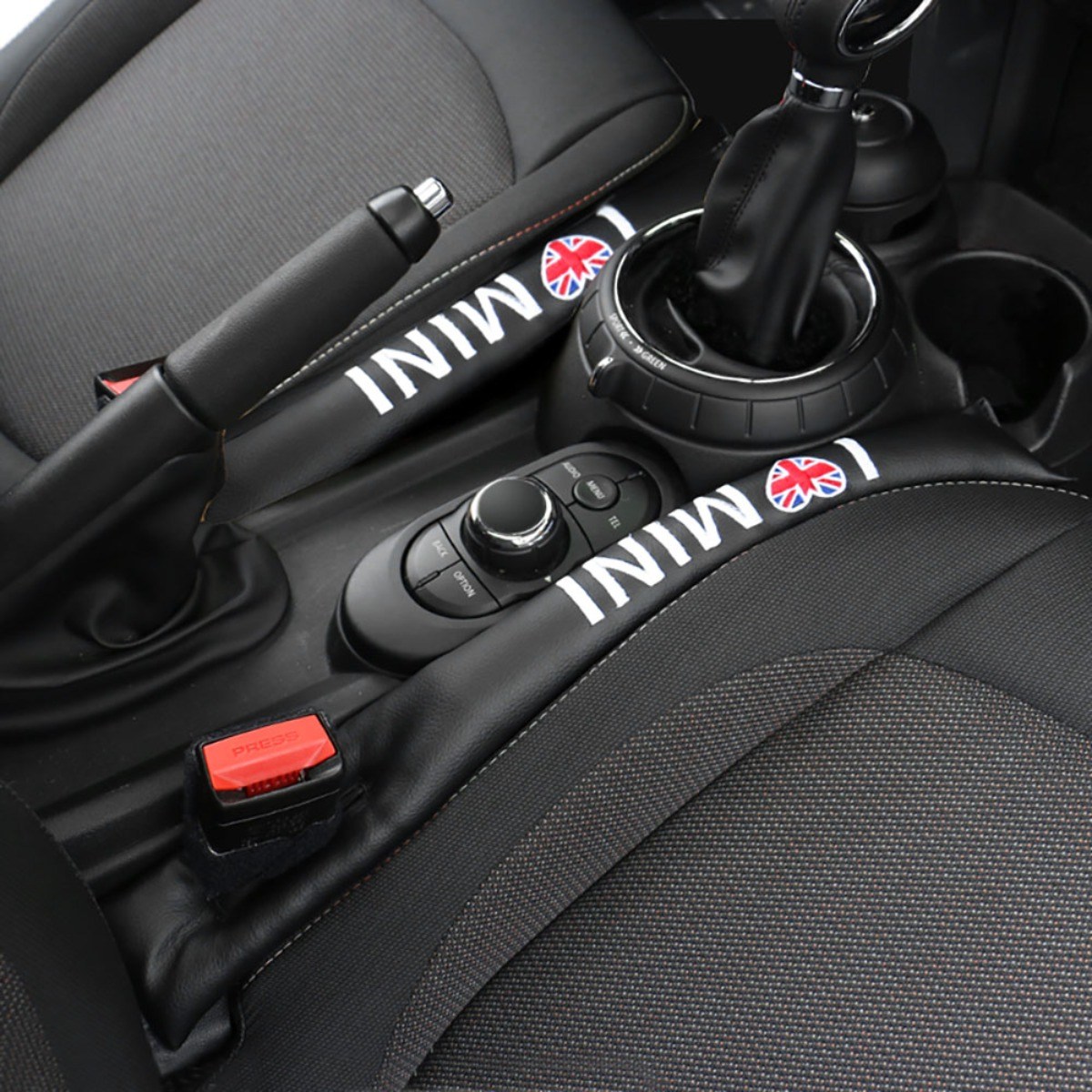 [도우팩토리] 미니쿠퍼 가죽틈새쿠션, 사이드쿠션, 미니쿠퍼 악세사리, 2. 유니언잭, 2개 11,500원