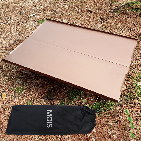 모이스 아웃도어 초경량 접이식 미니 테이블 + 보관파우치 세트 캠핑 보조테이블 차박 1인 밥상 백패킹 야구장 휴대용 야외 실내 사이드테이블 17,900원