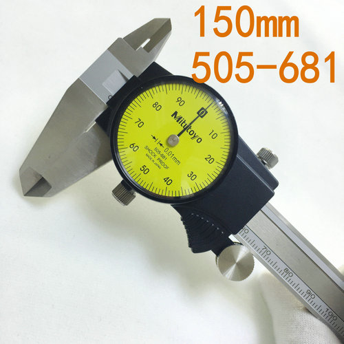 Mitutoyo 미쓰도요 전문가용 고정밀 스텐 디지털 버니어 캘리퍼스, 505-681, 0-150 mm, 1개 51,200원