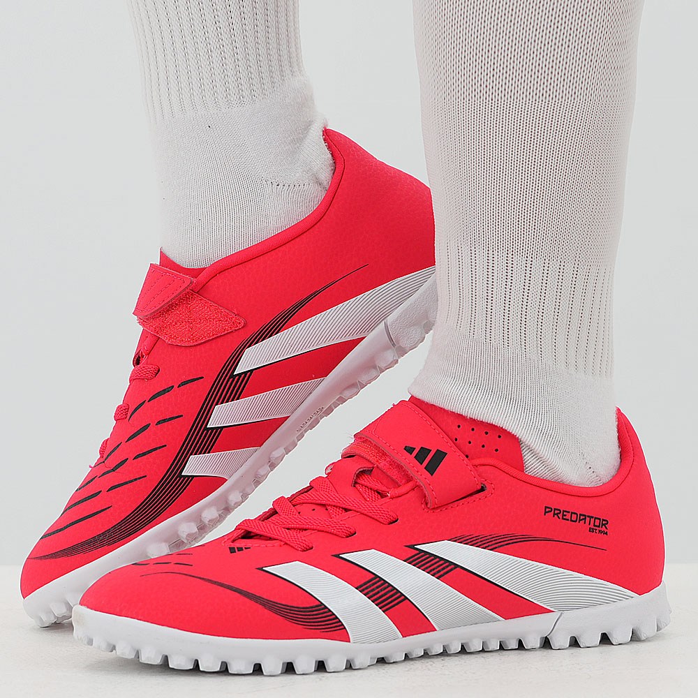 아디다스 어린이 축구화 안정적인 착용감의 주니어 풋살화 TF화 인조잔디용 키즈 터프화 맨땅겸용 여성 스포츠화 벨크로 싸커 신발 34,500원