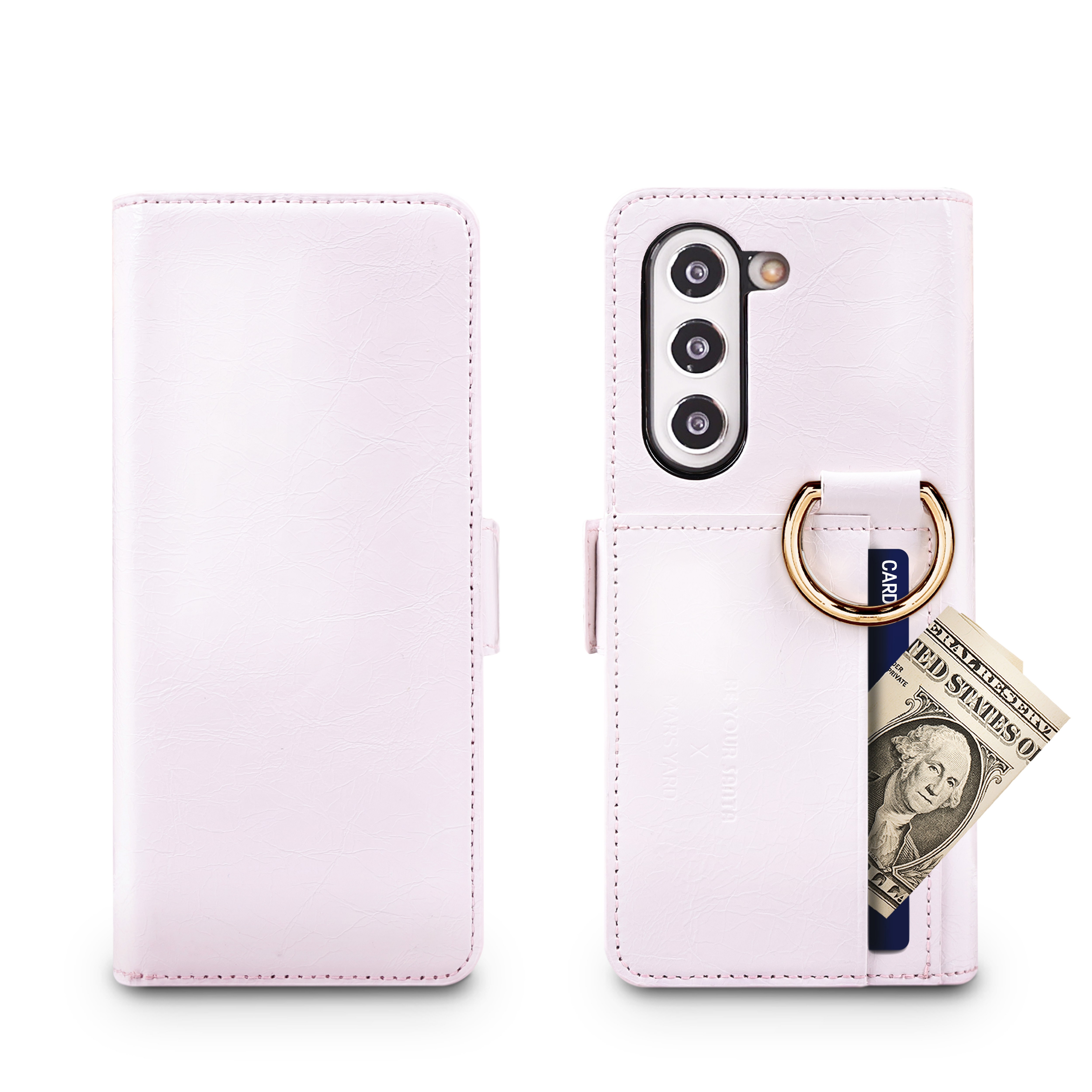 비유어산타 전자파 차단 천연가죽 핑거그립 카드수납형 Z폴드5케이스 마스야드 73,690원