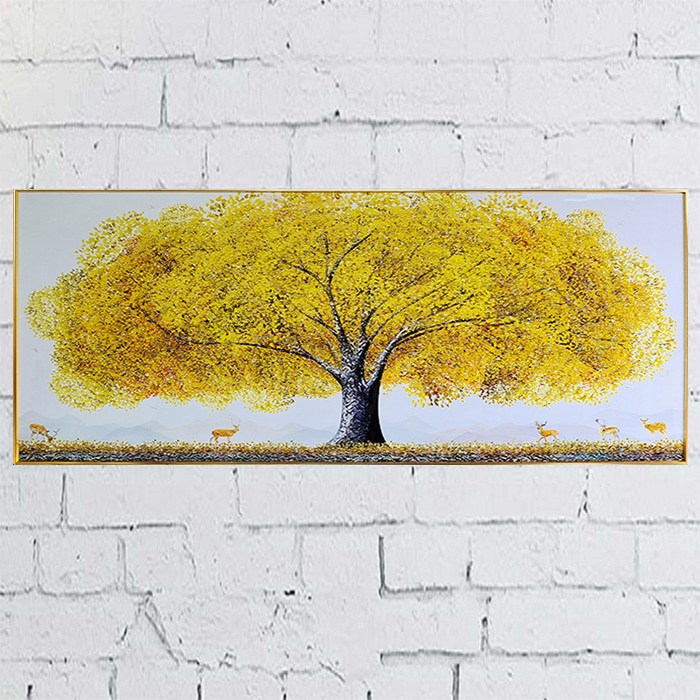 복을 부르는 황금 나무 60x150 특 대형 비즈 액자 216,000원