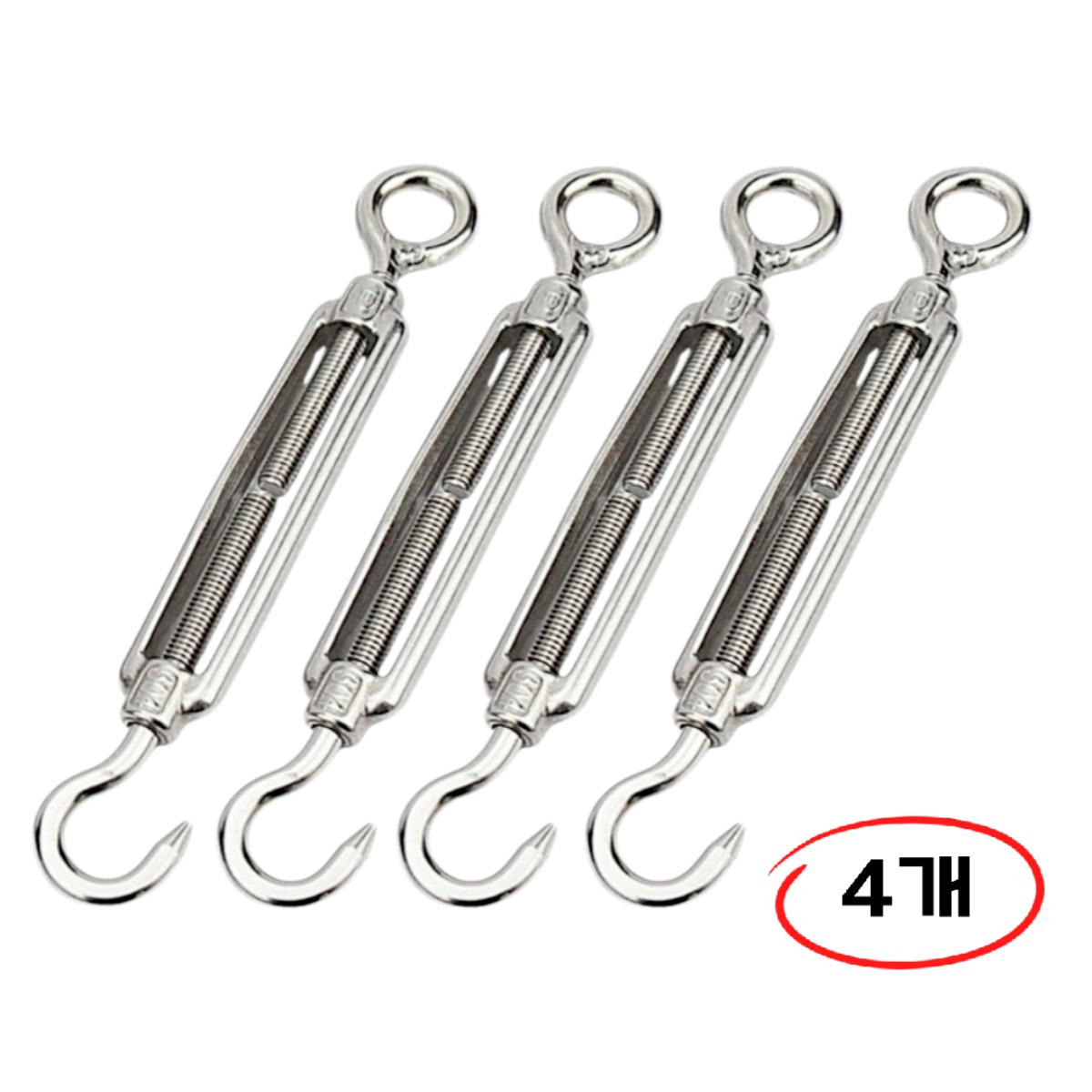 스텐 턴버클 와이어 단바클 와이어로프 장력조절, 4개 60,000원