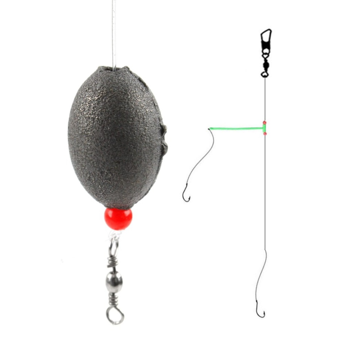 4+1 원투 낚시 원형 묶음추 봉돌 바늘 우럭 채비 999피싱 2,300원