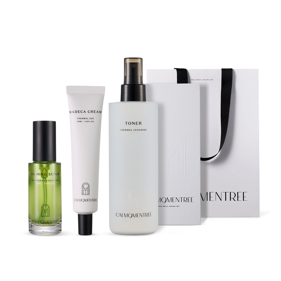 캄모멘트리 피부샵 민감성 수분 솔루션 토너&세럼&재생크림 3종 세트 (250ml/35ml/40ml), 1개 132,000원