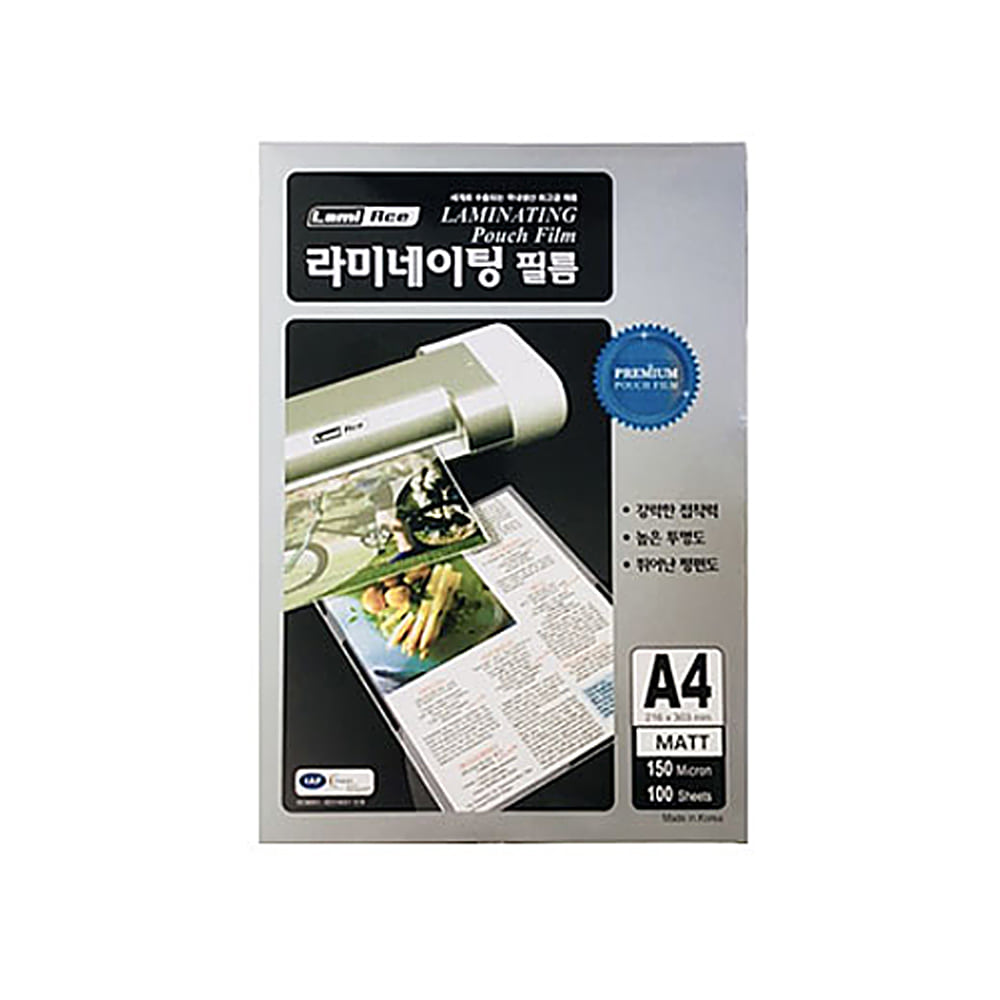 A4 무광 기계코팅지 코팅지 필름 국산 (TOFO/150mic) 43,000원