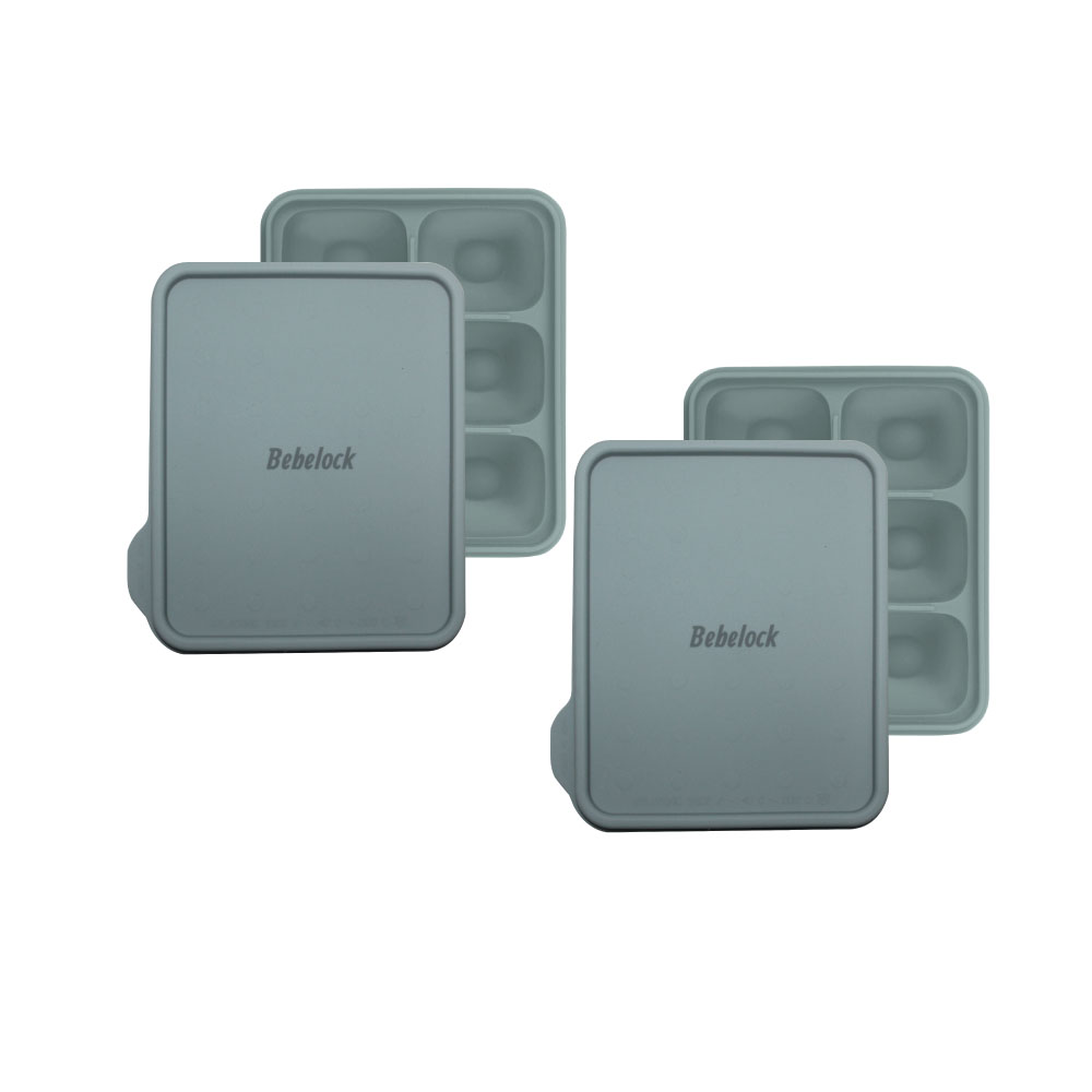 베베락 포네르 플래티넘 실리콘 큐브, 블루그레이, 2개 19,000원