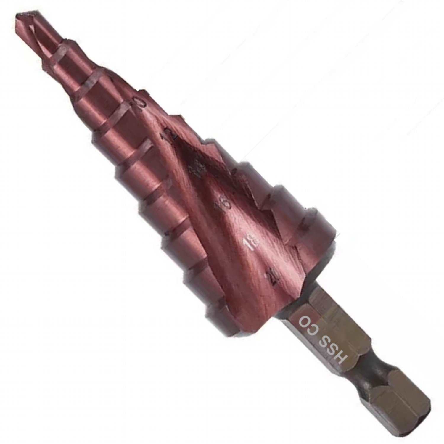 플로메리아 CO 코발트 스텝드릴비트 4미리-20미리 계단식타공 육각 임팩드릴 호환 스테인레스 홀가공 스텐홀쏘 서스 기리 철판 철기리 금속 목재 스텝기리 스텐판타공 27,900원