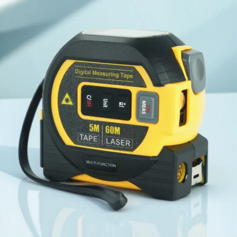 40m 3 in 1 고정밀 레이저 거리측정기 줄자 크로스 해치 적외선 도구, 02 60M Yellow 50,820원