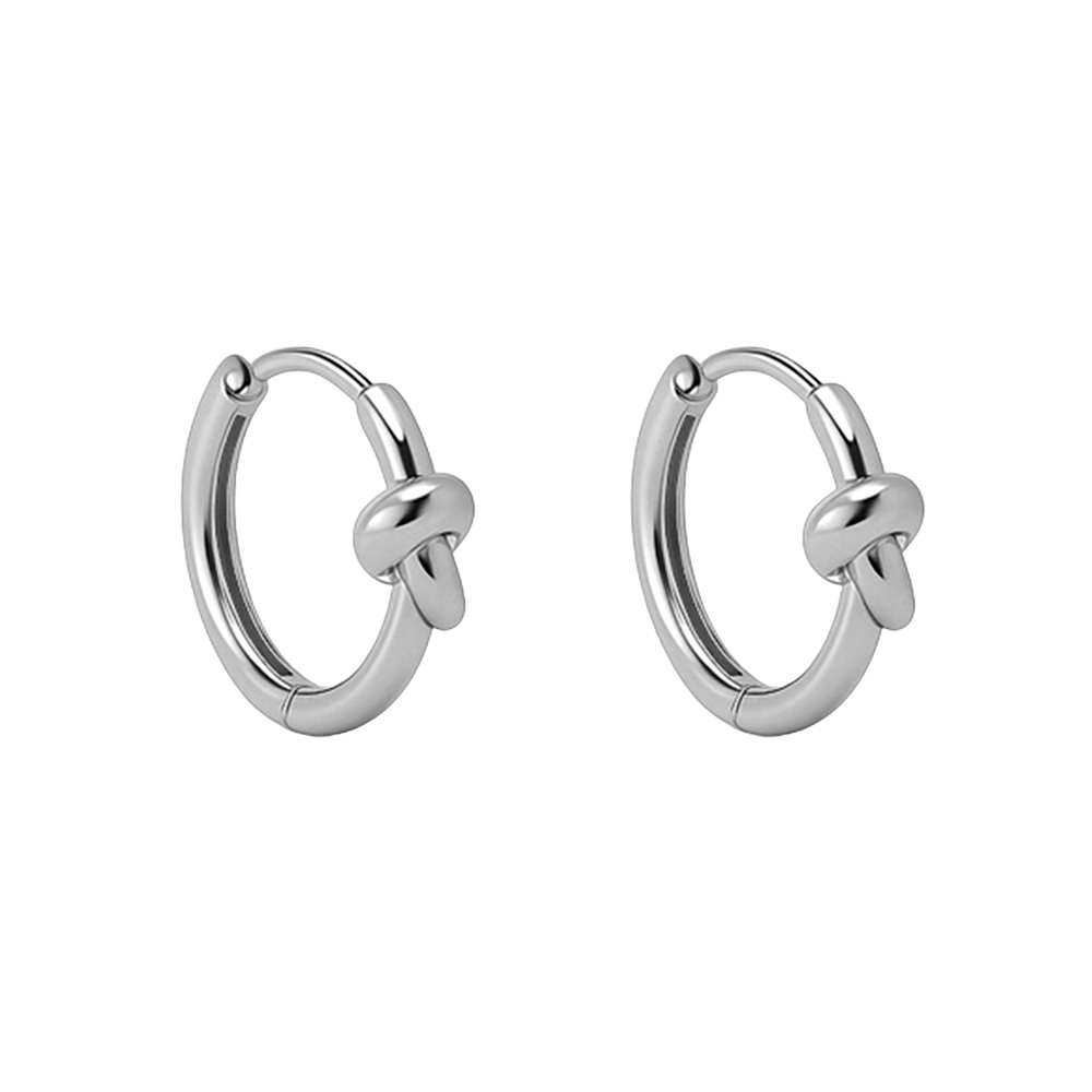 헤미안 실버 925 원터치 매듭 꼬임 링 은 귀걸이 HE2507160 49,900원