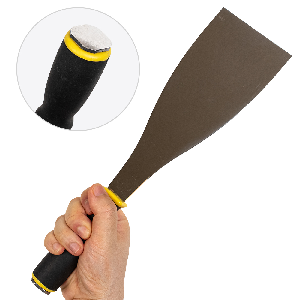 대형 스텐 헤라 타격형 스크래퍼 타일 에폭시 다가네 작업용 95mm, 1개 15,500원