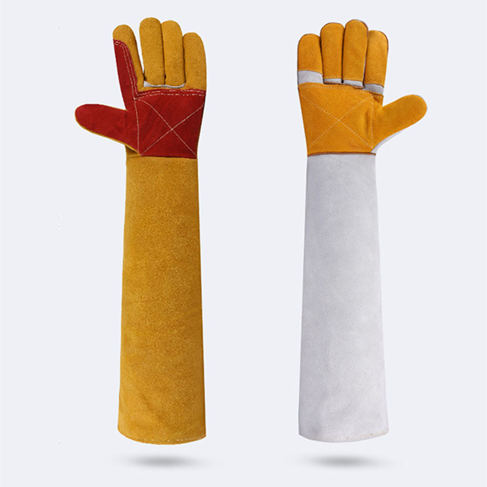 허그마이펫 강아지 물림방지 고양이 할킴 보호장갑 훈련용, 옐로우 화이트, 1개 16,900원