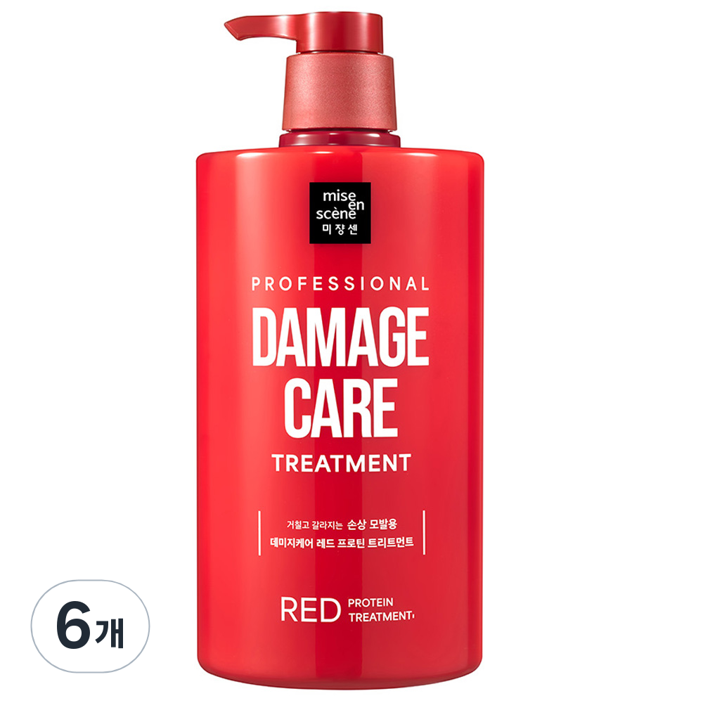 미쟝센 데미지케어 레드 프로틴 대용량 트리트먼트 손상 모발용 74,080원