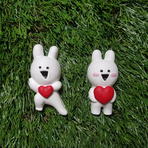 수제몰드 하트뿅뿅 토끼(2D) 15,000원