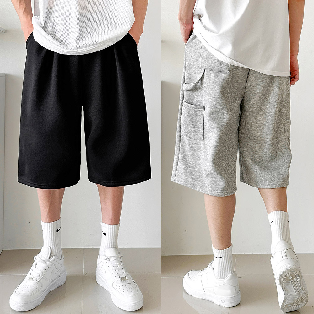[핏-보장] M도프 카펜터 버뮤다 반바지 와이드 트레이닝 스웻팬츠 여름 하프 6부 남녀공용 13,900원