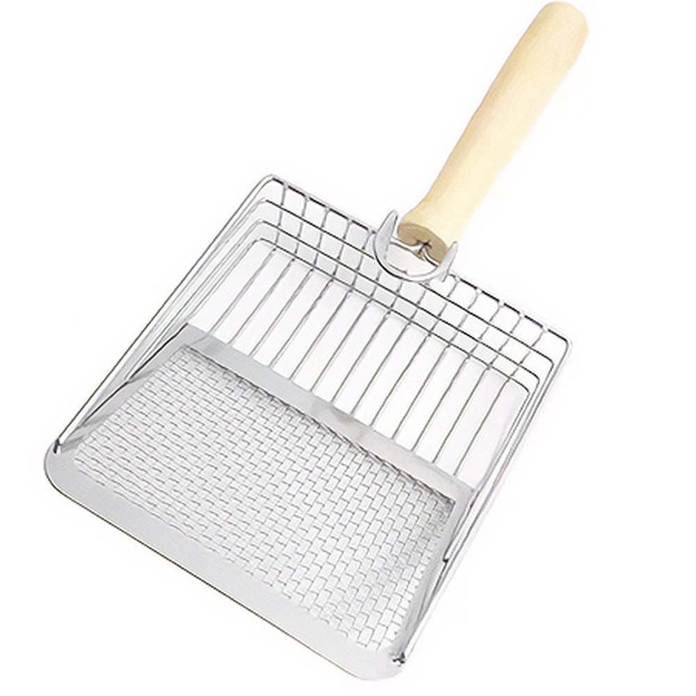 골든 스텐 고양이 모래삽 두부모래 배변삽, 1개, 실버 7,500원