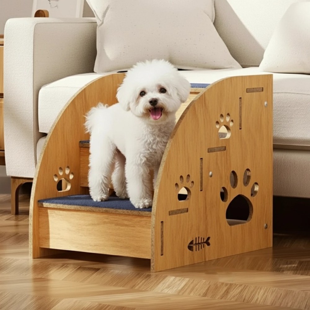 Tinduo 강아지 고양이 계단 논슬립 슬개골 보호 미끄럼 방지,2단,3단,4단 22,990원