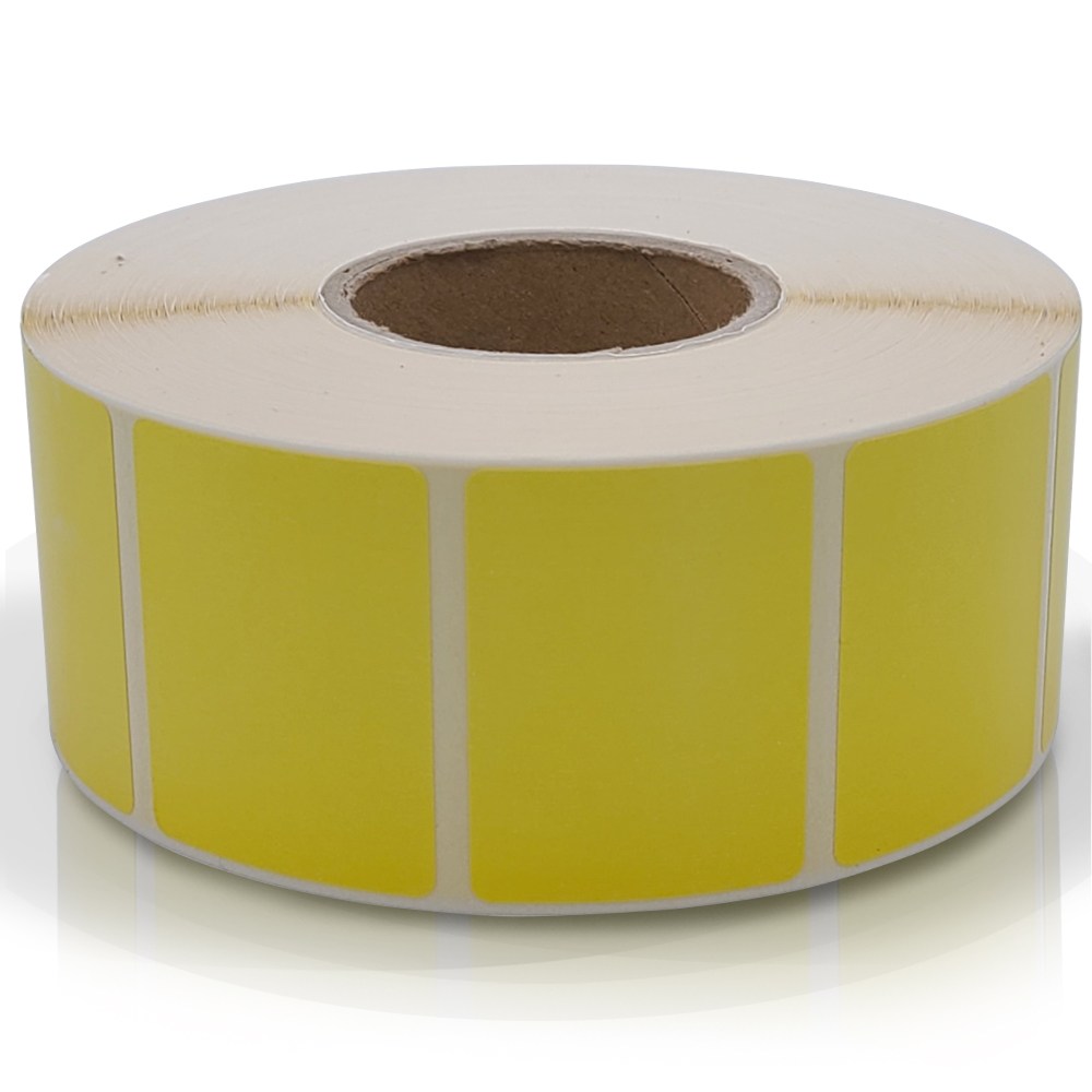 <당일출고>감열지라벨 40x30 1500매 지관40 (5롤/노란색코팅) 가격/바코드/감열/롤 22,000원