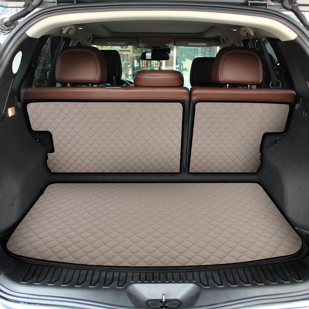 지엠지모터스 퀼팅 가죽 뉴 QM6 2020년형 차량용 2열 등판 + 트렁크 차박 매트 세트 48,950원