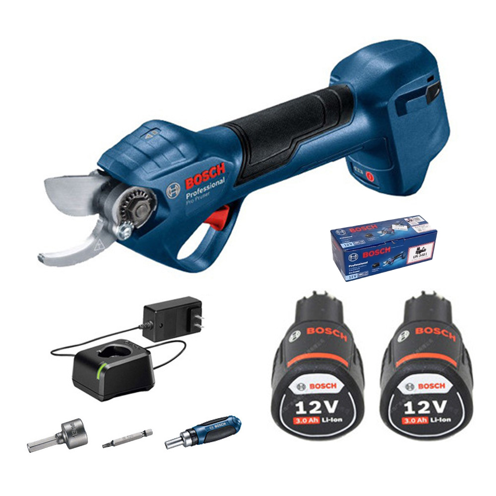 보쉬 전동전지가위 12V 무선 충전식 3.0Ah 배터리 2개세트 272,000원