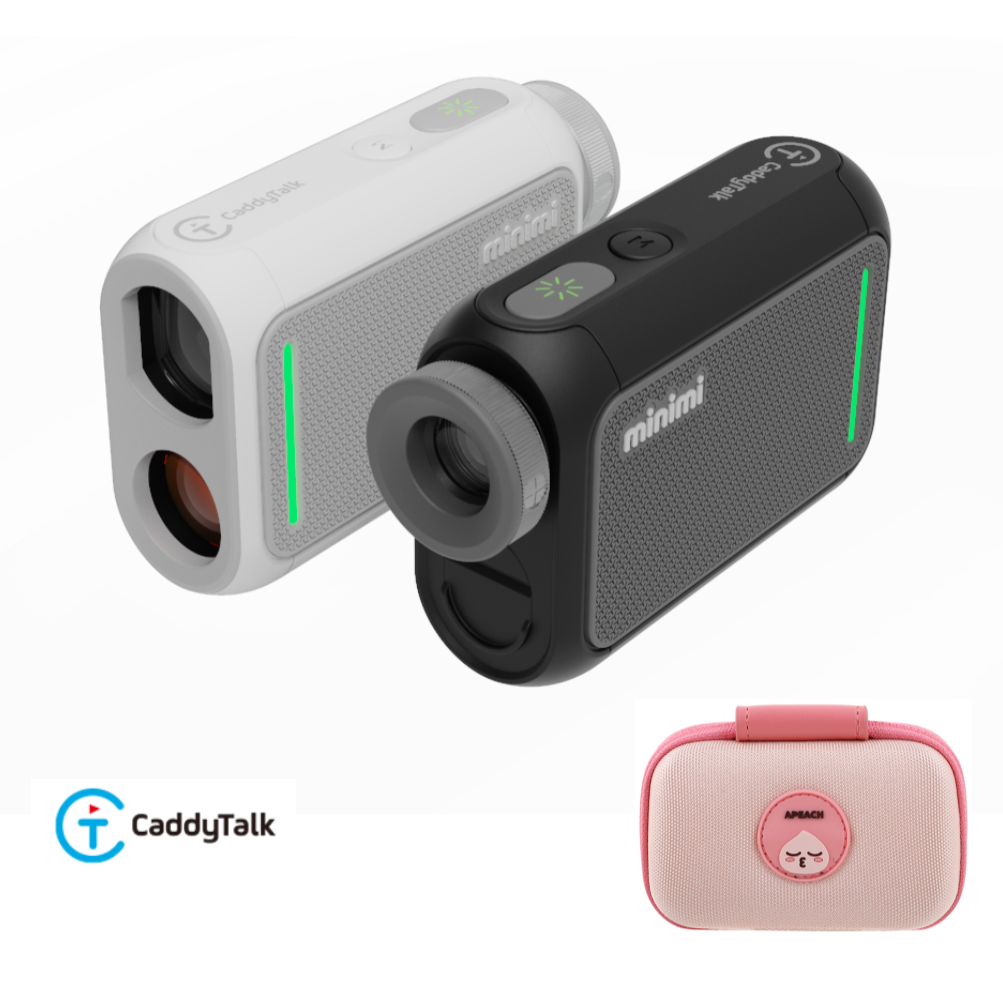 [골프존 캐디톡] 초소형 레이저 골프거리측정기 미니미NR (minini NR) 어피치 파우치 포함 179,000원