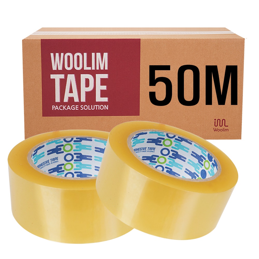 우림중부지사 박스테이프 opp 투명 중포장 65mic 48mm 50M, 50개 63,000원