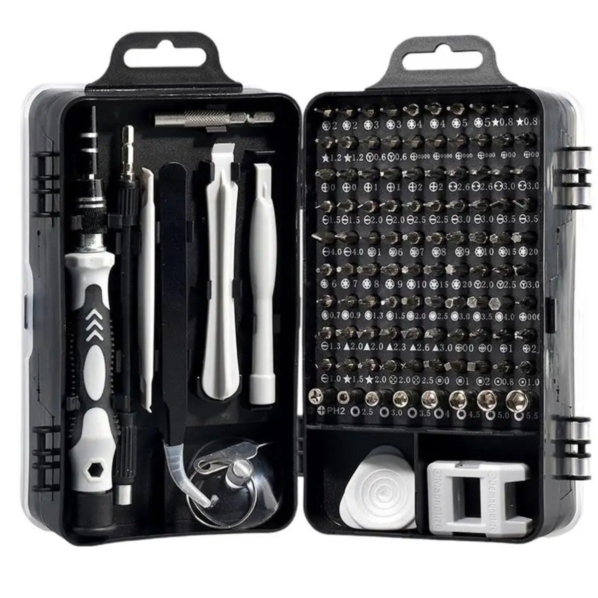 JK 멀티 드라이버 세트 115 in 1 만능 정밀 공구 별 삼각 휴대 스마트폰 테블릿 분해, 1세트 10,470원