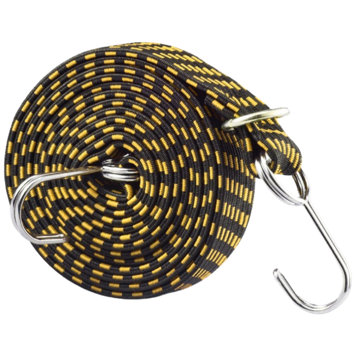 오토바이 짐끈 자전거 줄 끈 다용도 고정 결박 탄성 로프 3M, 노랑, 1개 2,500원