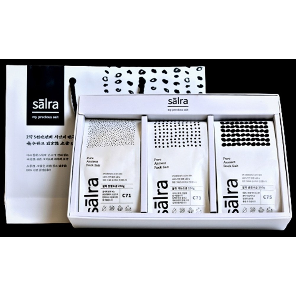 클레오파트라 솔트 C7 살라 소금 3종 세트(3개입), 1개, 750g 140,000원