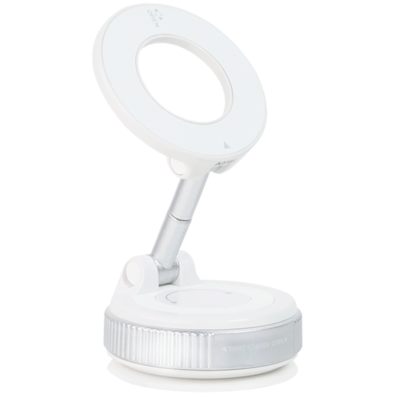 텔럽 맥세이프 360도 회전 접이식 진공 흡착식 차량용 거치대 전차종, 화이트, 1개, 현재가 15,990원