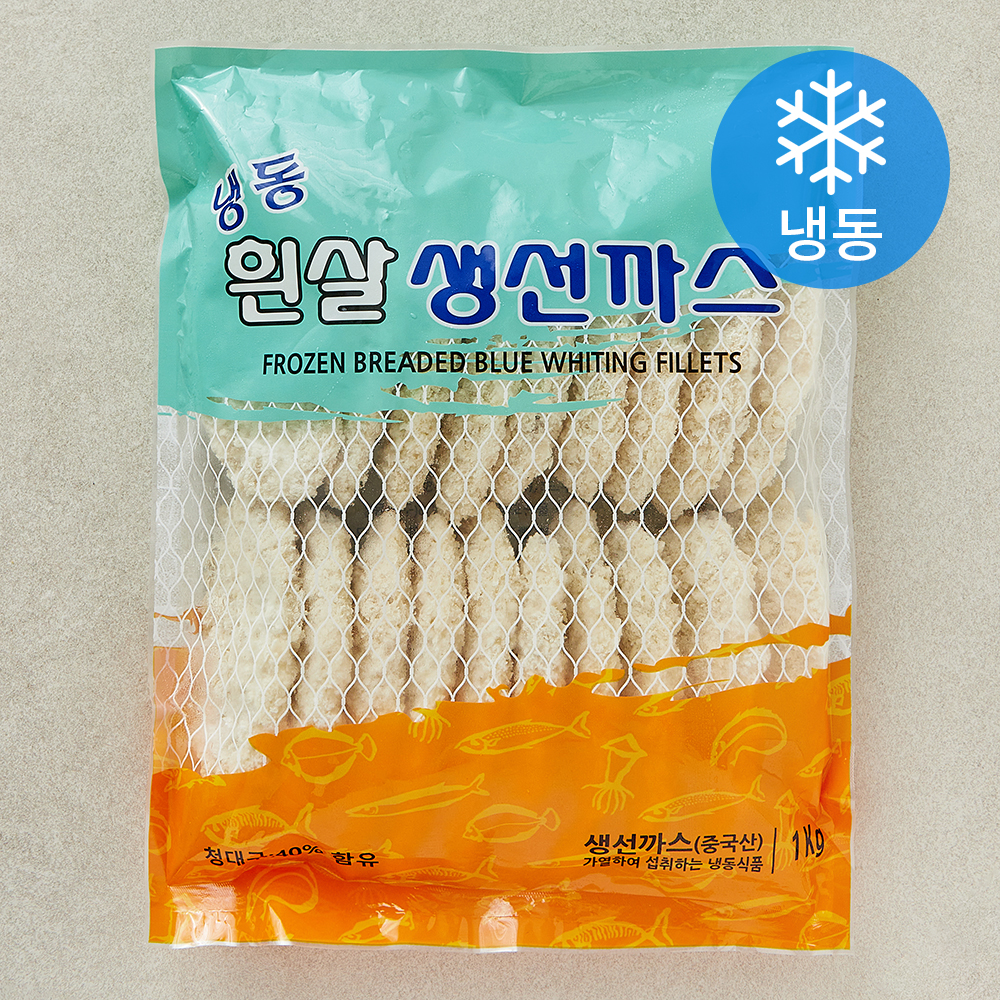 [로켓프레시] 흰살 생선까스 (냉동), 1kg, 1개 7,430원
