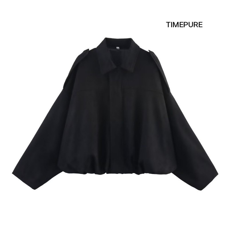 여성용 가을 겨울 숏 가죽 자켓 9Colors 오버핏 슈즈 재킷 가죽 느낌 크롭트 항공점퍼 35,800원