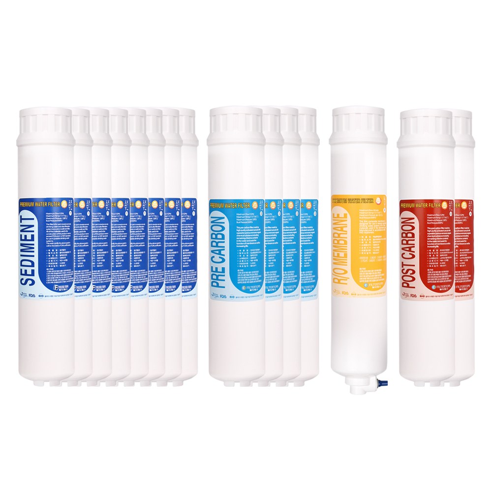 청호나이스 CHP-3710S 고품질 정수기 필터 호환 인터록형 2년관리세트, 4단계 인터록형 2년세트(8+4+1+2=15개) 179,900원