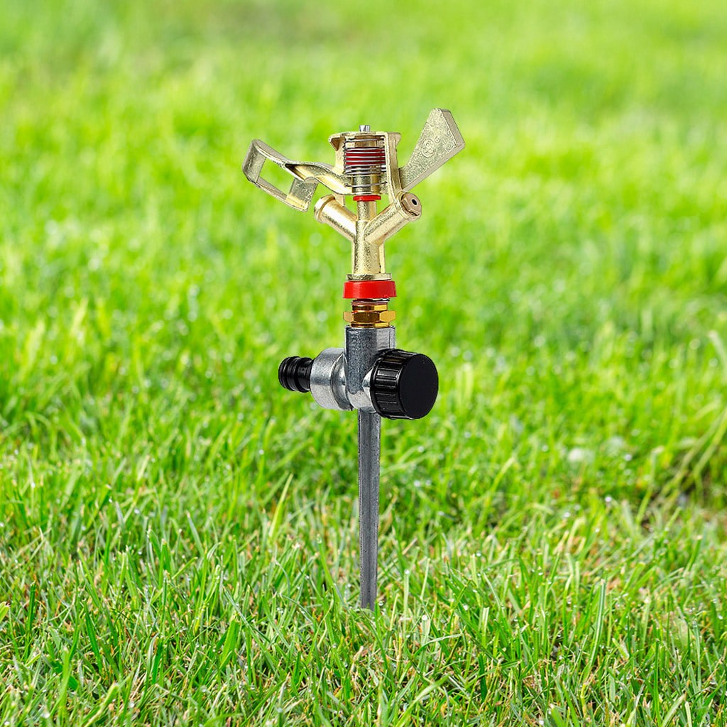 가드닝 2구 360도 회전 스프링클러 8,700원