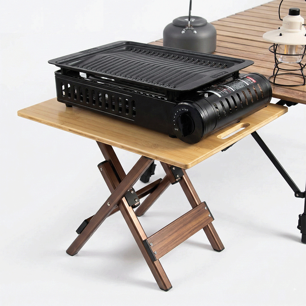 팔마스 버너테이블 미니 사이드테이블 캠핑보조테이블 쿨러스탠드 우드 원액션 뱀부 41,000원