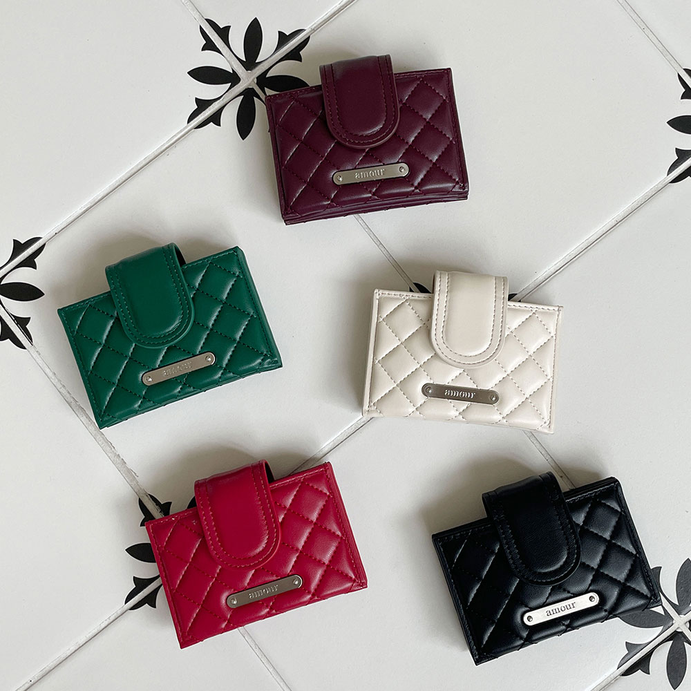 amour_아무르 퀄팅 카드 월렛 [mini] 74,500원