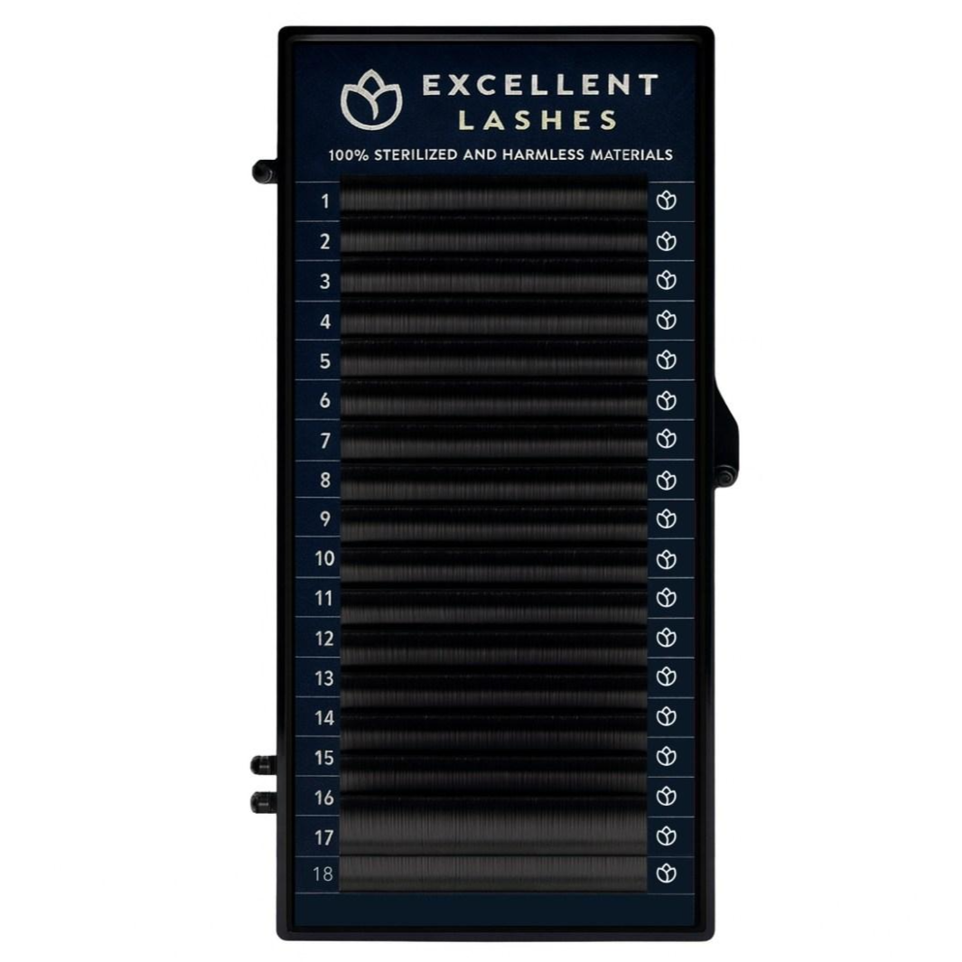 EXCELLENT LASHES 실크 밍크 래쉬 속눈썹연장 전문가용, 1개 12,000원